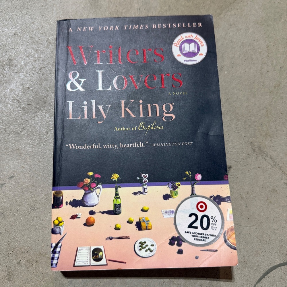 Writers & Lovers Lily King Paperback Novel New York Times Bestseller Fiction